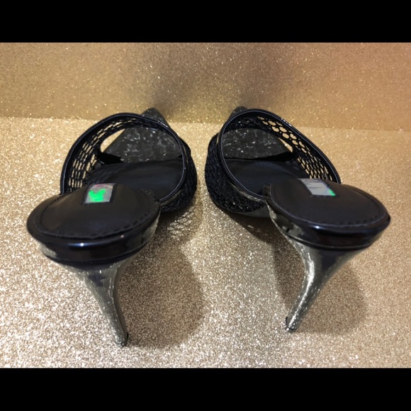 Black NWB netted mules 🎱 - Picture 6 of 6